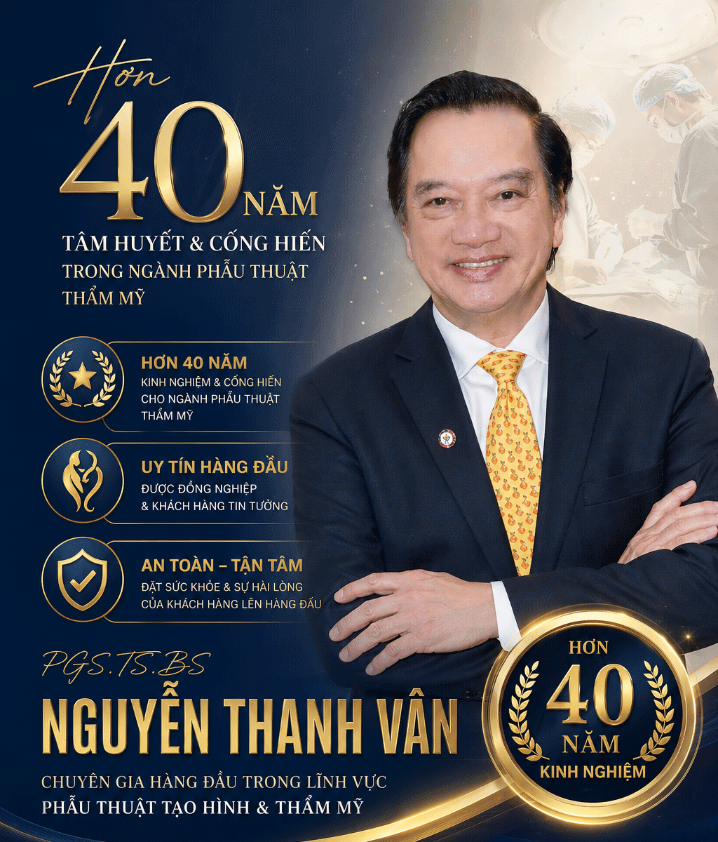TS.BS Nguyễn Thanh Vân trong ảnh tư liệu của Bệnh viện Thẩm mỹ Thanh Vân